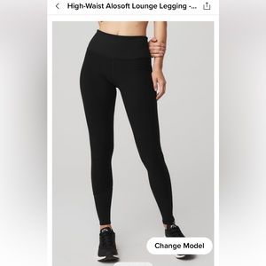 ALO HIGH-WAIST LOUNGE LEGGING size S
